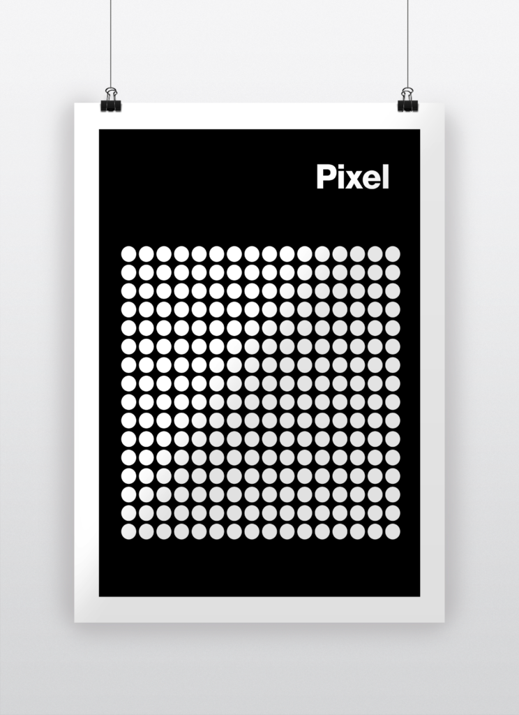 Dots Pixels 5 - Moderneplakater.dk